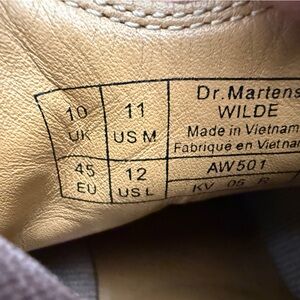 Dr. Martens Beige Leather Footwear